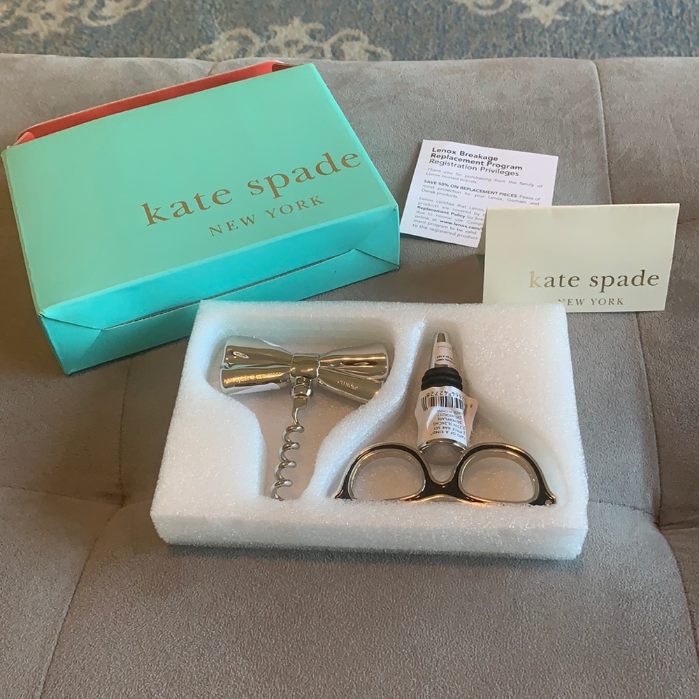 Kate Spade two of a kind two-piece bar set New in Box